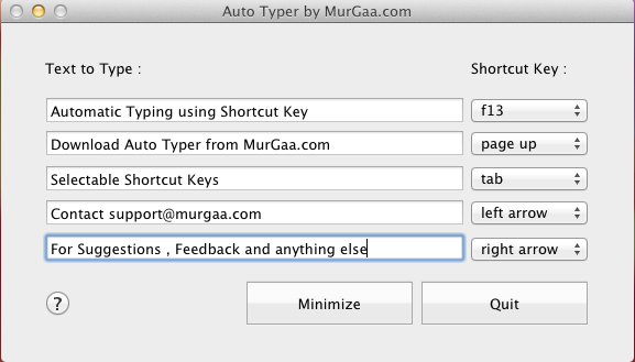 auto word typer for mac
